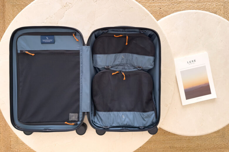 Bellroy Transit Carry-On Review opened - Luxe Digital