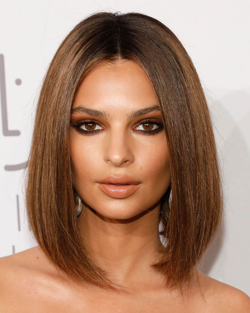 medium length hairstyles women above shoulder length straighthair Luxe Digital