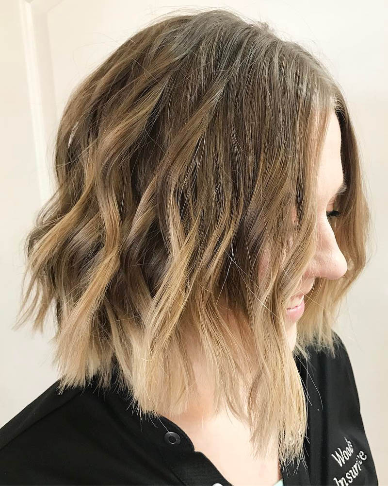 medium length hairstyles women bobbed volume with highlights Luxe Digital