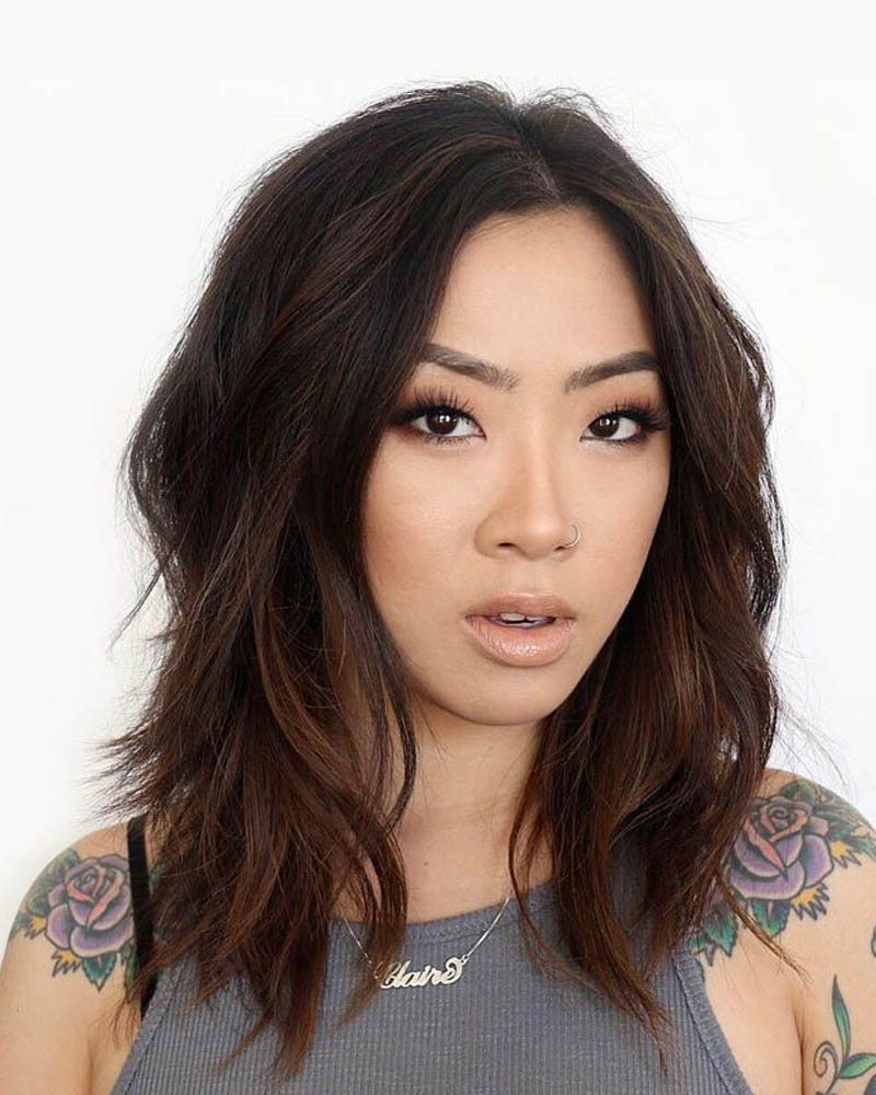 medium length hairstyles women layered fine hair medium length hairstyle Luxe Digital