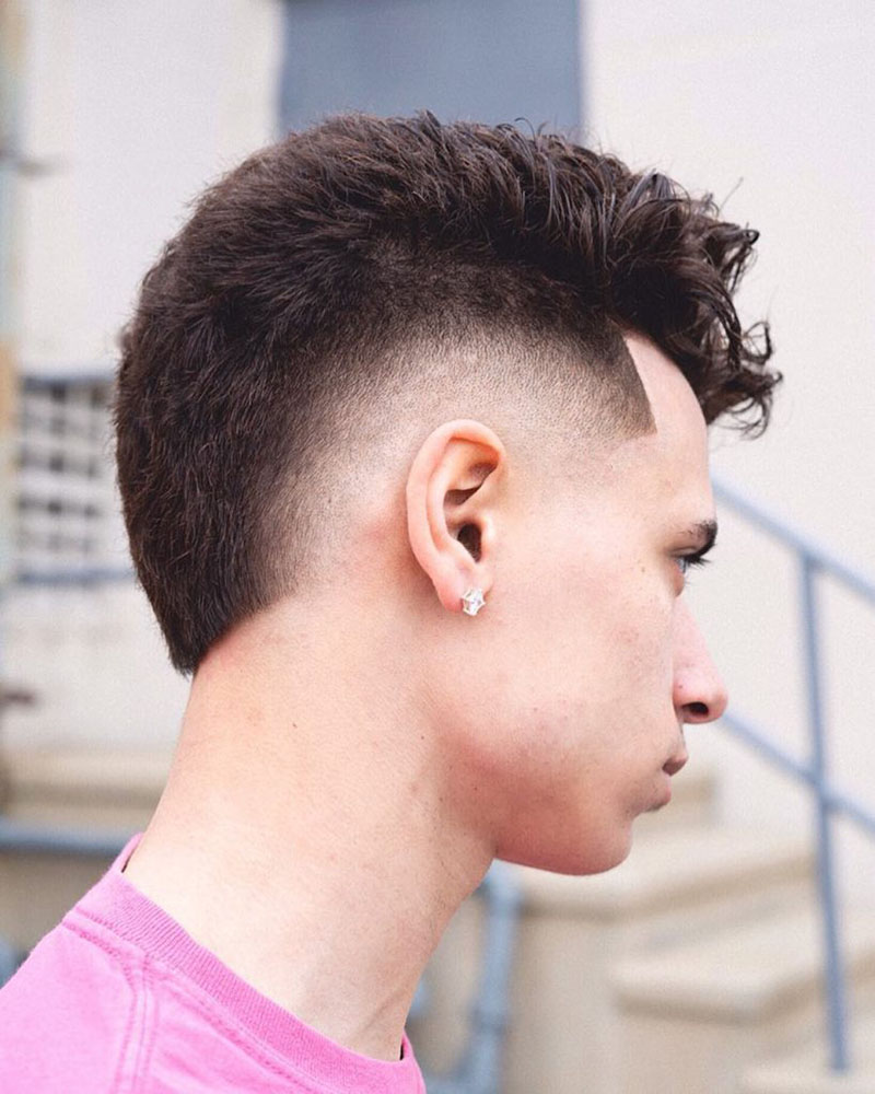 men fade haircuts burst fade mohawk Luxe Digital
