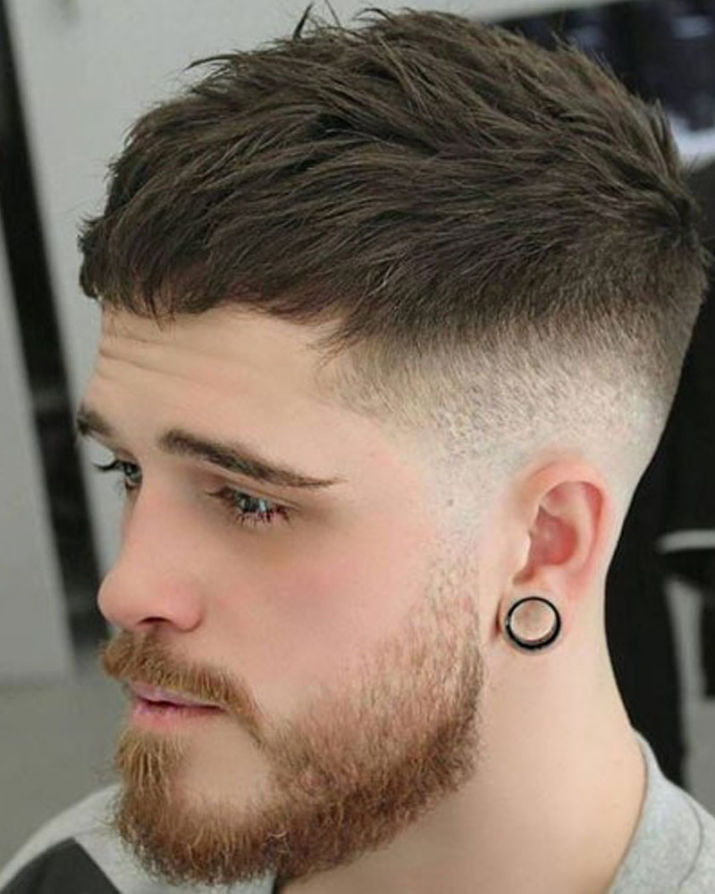 men fade haircuts cropped medium fade Luxe Digital