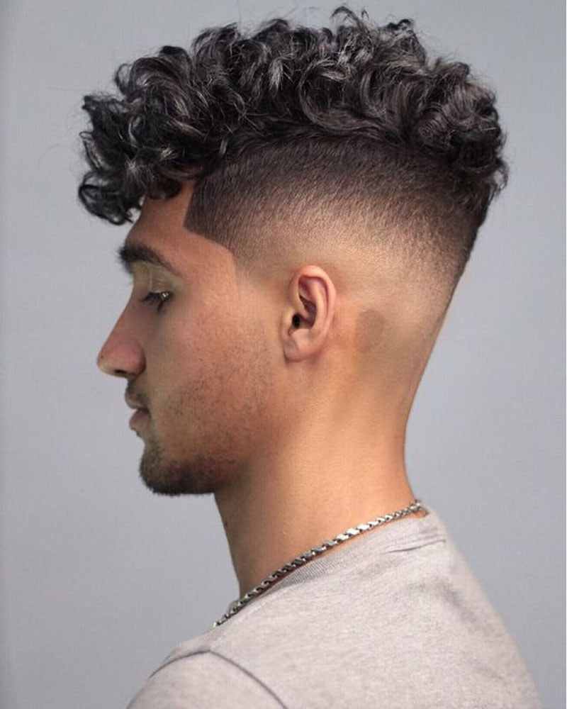 men fade haircuts curly hair fade Luxe Digital