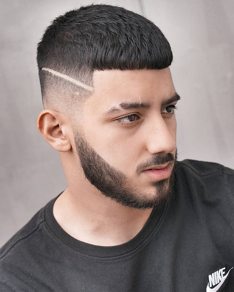 men fade haircuts high razor fade with hair design Luxe Digital