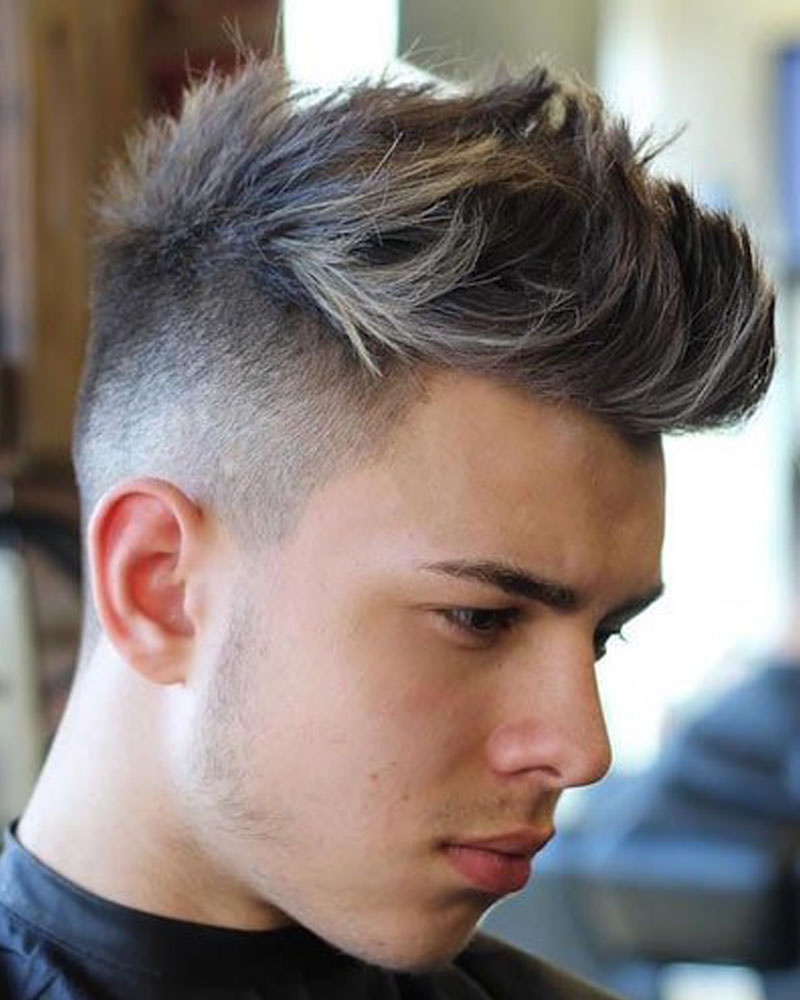 men fade haircuts long quiff high fade Luxe Digital