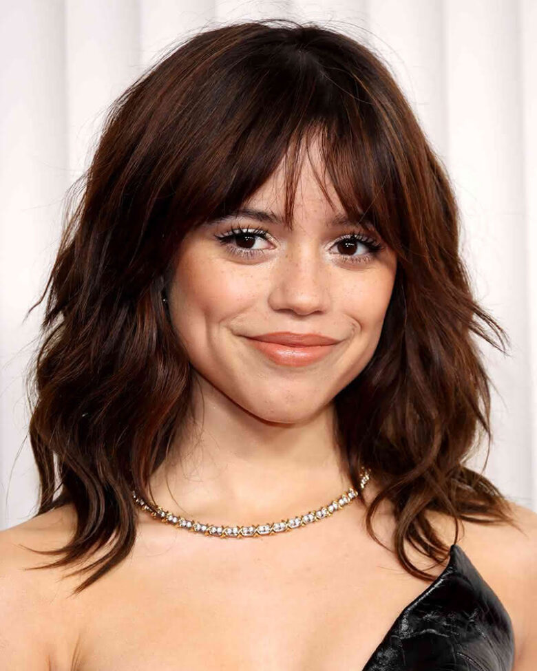 shoulder length haircuts women with bangs luxe digital